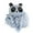 Blue Panda, variant on BambooMN Super Soft Hooded Bath Animal Towels - Nursery Essentials - Cute Towel Robe for Girl/Boy - Pink Cat