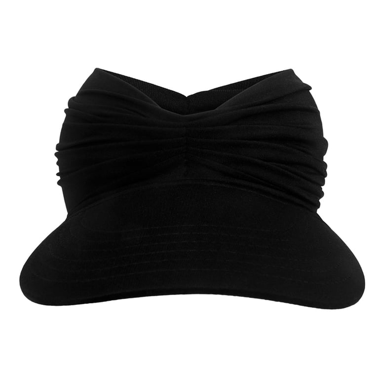 Sun Hat Pleats Sun Ladies Foldable Anti Sun Cap for Vacation 
