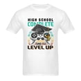 thumbnail image 2 of High School Complete Time To Level Up T-shirt, 2023 Graduation Gifts Tshirt, Class of 2023 T-Shirt for Men, White, 2 of 5