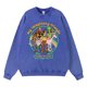 thumbnail image 2 of Sudadera con capucha vintage desgastada para hombre, de algodón, estilo hip hop, con texto "Mis amigos imaginarios piensan que soy genial", 2 of 5