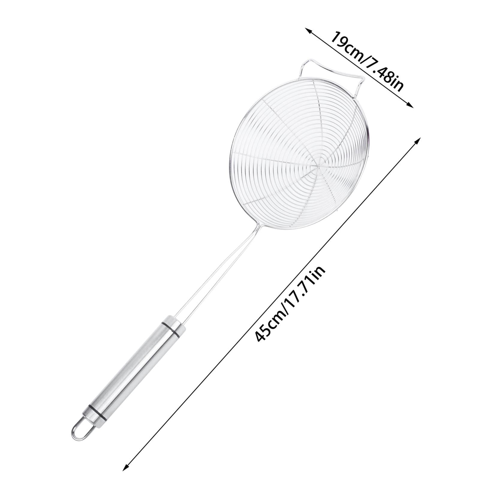 Stainless Steel Spider Strainer Skimmer Ladle For Cooking Frying Walmart Com Walmart Com