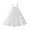 White B, variant on Ashirexll Girls Summer Dresses, Little Girls Dresses, Summer Girls' Solid Color Camisole Dress with Stylish White Flower Bud Hem Skirt