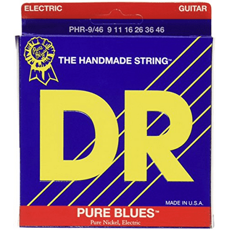 Dr Pure Blues Light/Heavy Guitar Strings (Best Guitar Strings For Blues)