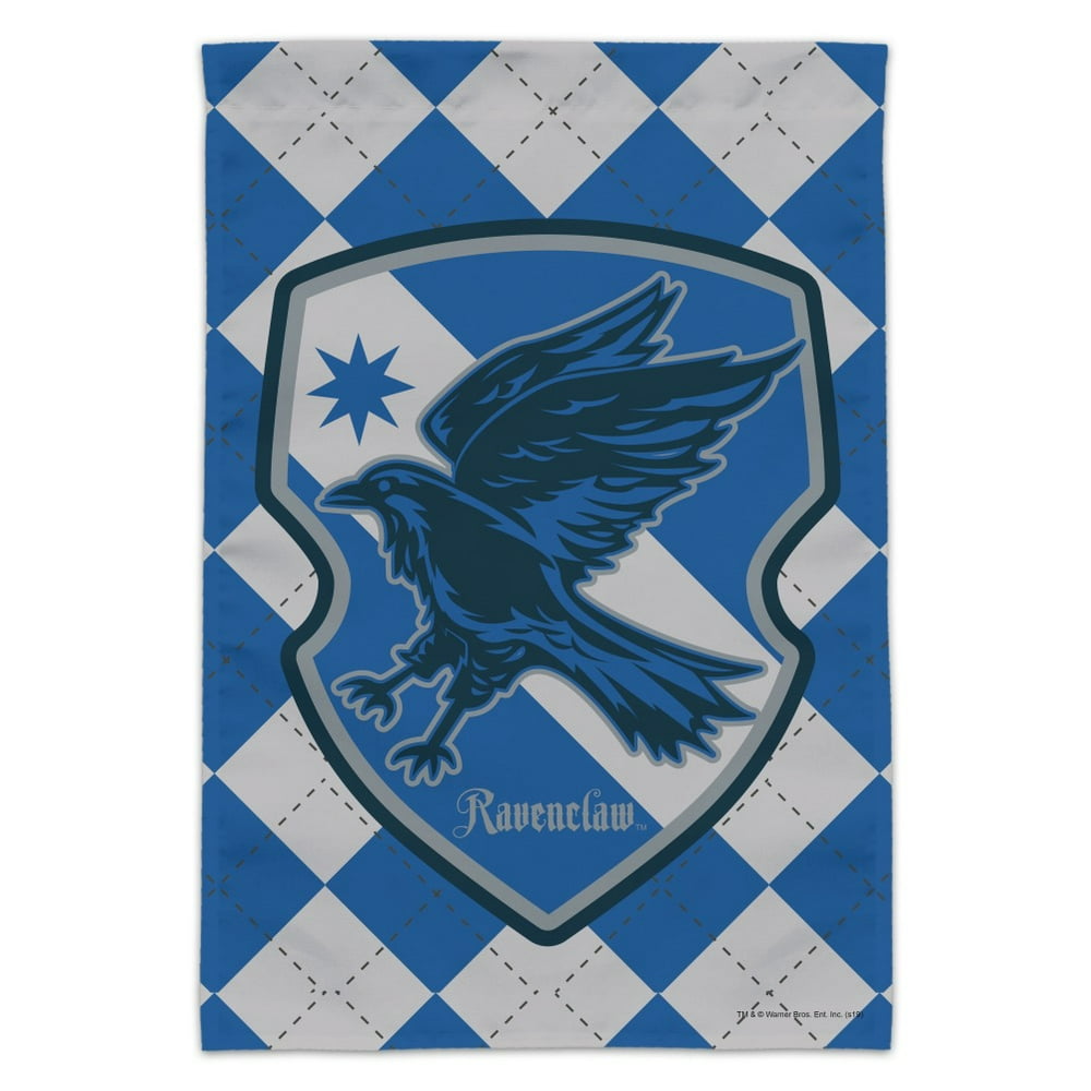 Harry Potter Ravenclaw Plaid Sigil Garden Yard Flag