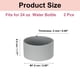thumbnail image 2 of Funda de Silicona Uxcell para Botella de Agua de 24 oz, 2 Pcs Fundas Protectores Antideslizantes para la Parte Inferior de la Botella Gris, 2 of 7
