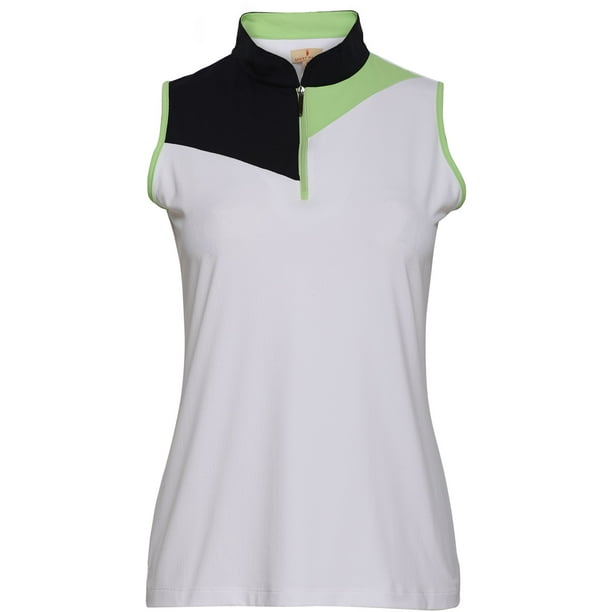 sleeveless golf polo women's