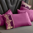thumbnail image 6 of Luxury Lace Embroidered Pillowcase Set, 2-Piece Solid Color Skidproof Pillow Covers, European Style Bedding for Master and Guest Bedroom, Elegant and Skin-Friendly Sleep Accessory, 6 of 6