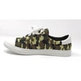 thumbnail image 2 of Forever Young Women's Camouflage With Solid White Tipping Lace up Sneakers, 2 of 5