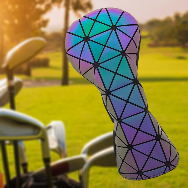 Cubierta de cabeza de hierro de golf Cola Duradero aire libre Protector PU Golf Club Negro