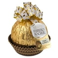 thumbnail image 2 of Ferrero Rocher Fine Hazelnut Milk Chocolate, Chocolate Christmas Candy Gift, 4.4 oz, 2 Pieces, 2 of 5