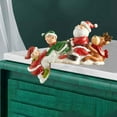 thumbnail image 3 of en Miniatura de Navidad de Resina, Adornos de Escritorio, Manualidades de Decoración de Interiores para Fiestas, de Navidad Papá Noel perfecl Figuras en miniatura, 3 of 6