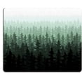thumbnail image 1 of Nature Landscape Watercolor Pine Trees Mouse Pad - Personalized Design, Non-Slip Rubber Base, Perfect for Office, Home, and Laptop Use, 1 of 3