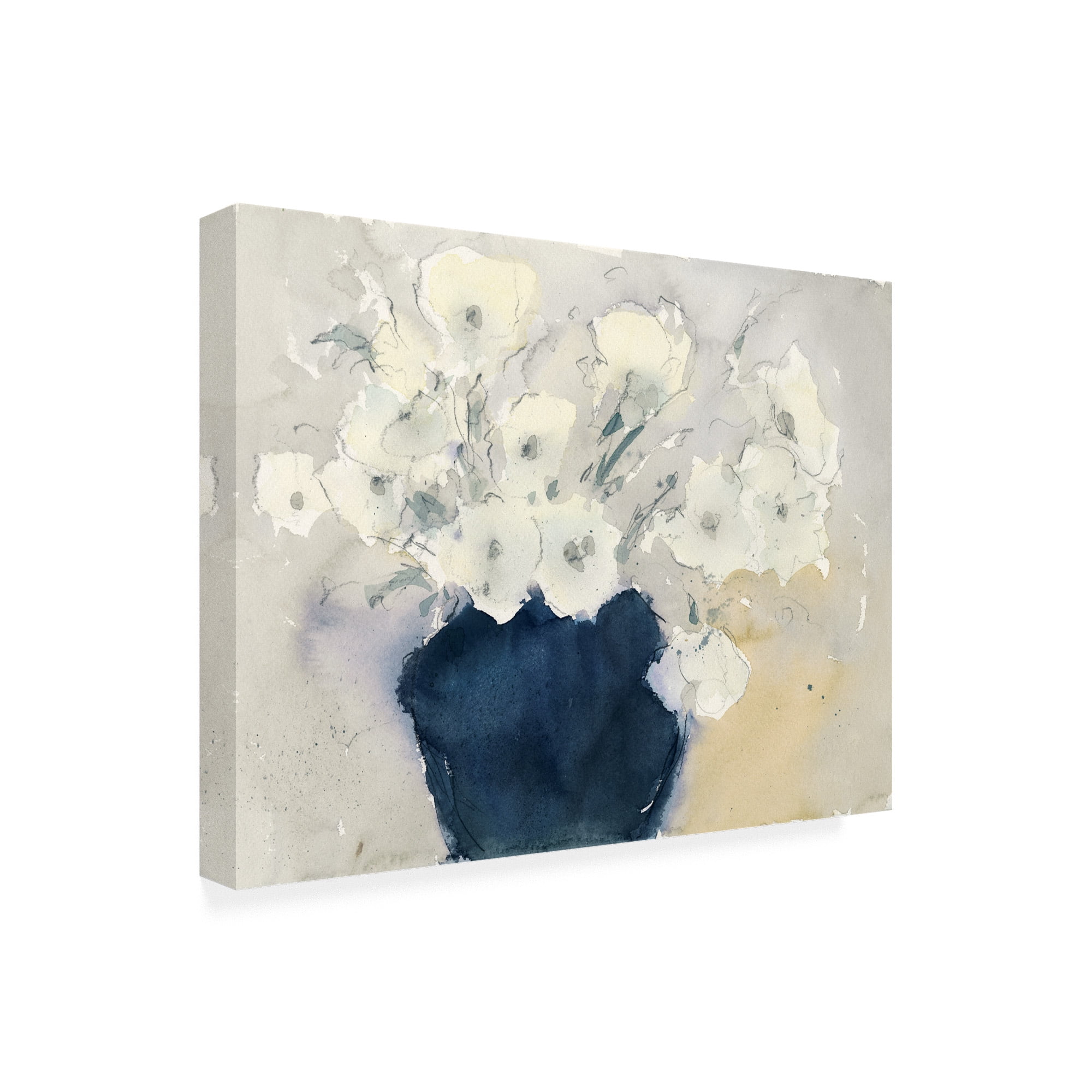 Trademark Fine Art 'White Bouquet' Canvas Art by Samuel Dixon