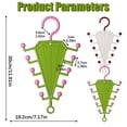 thumbnail image 3 of Umbrella Shaped Closet Hanger Organizer, Multi Prong Wardrobe Storage Hanger, V-Type Multi Hook Clothes Rack, Flexible Hanging Sturdy Plastic Hanger, Multifunctional Storage Hanger 1Pcs, 3 of 6