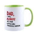 thumbnail image 2 of Father's Day Mug For Dad From Daughter -Dad I Will Always Be Your Little Girl Financial Burden Coffee Mug - Cute Funny Unique Cup Idea Perfect For Birthday, Christmas, Thanksgiving Day, 2 of 2