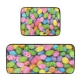 thumbnail image 1 of Easter Floor Mat Set, 2-Piece Nonslip Door Mat for Entryway, Rabbit Print Holiday Floor Mats, Absorbent Low-Profile Rug for Bathroom and Kitchen, Seasonal Home Decor^, 1 of 6