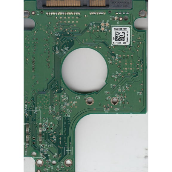 WD7500BPVT-75HXZT1, 771692-505 03P, WD SATA 2.5 PCB