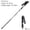 black long, variant on Ultralight Adjustable Folding Trekking Poles, 5-Section Aluminum Alloy Anti-Shock Hiking Sticks For Outdoor Climbing, Hiking, Snow Walking And Trekking
