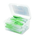 thumbnail image 1 of 40PCS/Box 0\.4\-1\.5mm Interdental Brushes Denta Floss Interdental Cleaners Orthodontic Brush Toothpick Oral Care Tool Green 0.8mm, 1 of 8