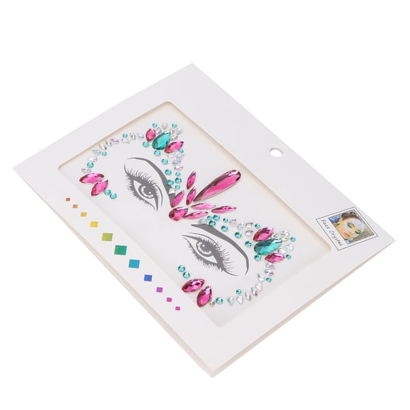 Face Jewels Sticker, Exquisite Elegant Safe Eco Friendly Face Rhinestones Sticker  For Carnival Costume For Halloween Party