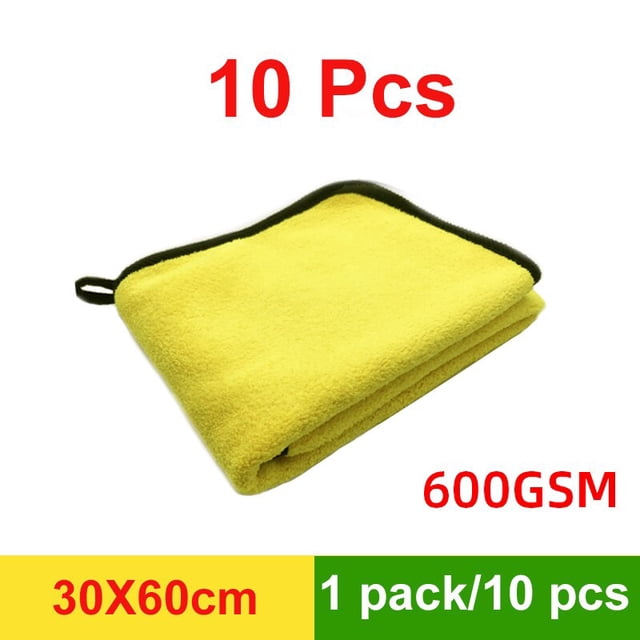 Toalla de microfibra para coche, paño de microfibra, paño de limpieza de microfibra, toalla de secado, detalles automáticos