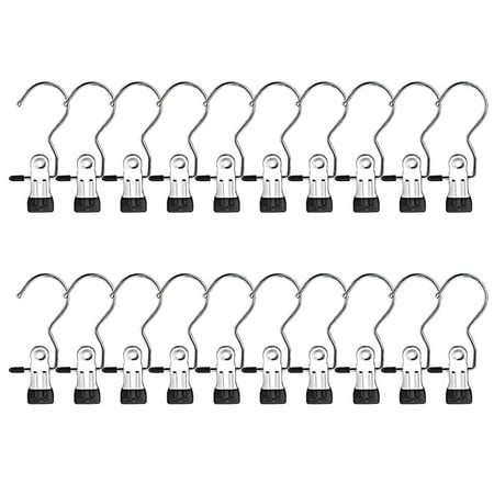 

Legging Organizer for Closet 20 Pack Pants Hangers Space Saving 360° Rotating Hangers for Jeans/Yoga Pants/Shorts/Skirts