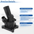 thumbnail image 4 of Conjunto de Carcasa de Termostato de Refrigerante del Motor Unique Bargains con Sello y Sensor para Volvo S60 S80 S90 V60 V90 Cross Country XC40 XC60 XC70 XC90 Reemplazar No.31293912, 4 of 7