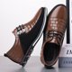 thumbnail image 3 of Zapatos de hombre de gran tamaño, de alta calidad, de cuero, informales, ligeros y de moda, con cordones, para las cuatro estaciones, 3 of 5