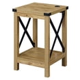 thumbnail image 2 of Pemberly Row Table avec Borne de Recharge en Bois de Chêne Clair Anglais, 2 of 7