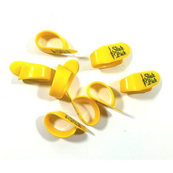 Fred Kelly Thumb Picks Slick Picks 8 Pack Delrin Light Banjo Guitar