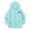 B-Light Blue85, variant on JAJAHO Girls Zip Up Hoodie Sweatshirt Bow Print Long Sleeve Fall Jacket For Kids 5-14Y