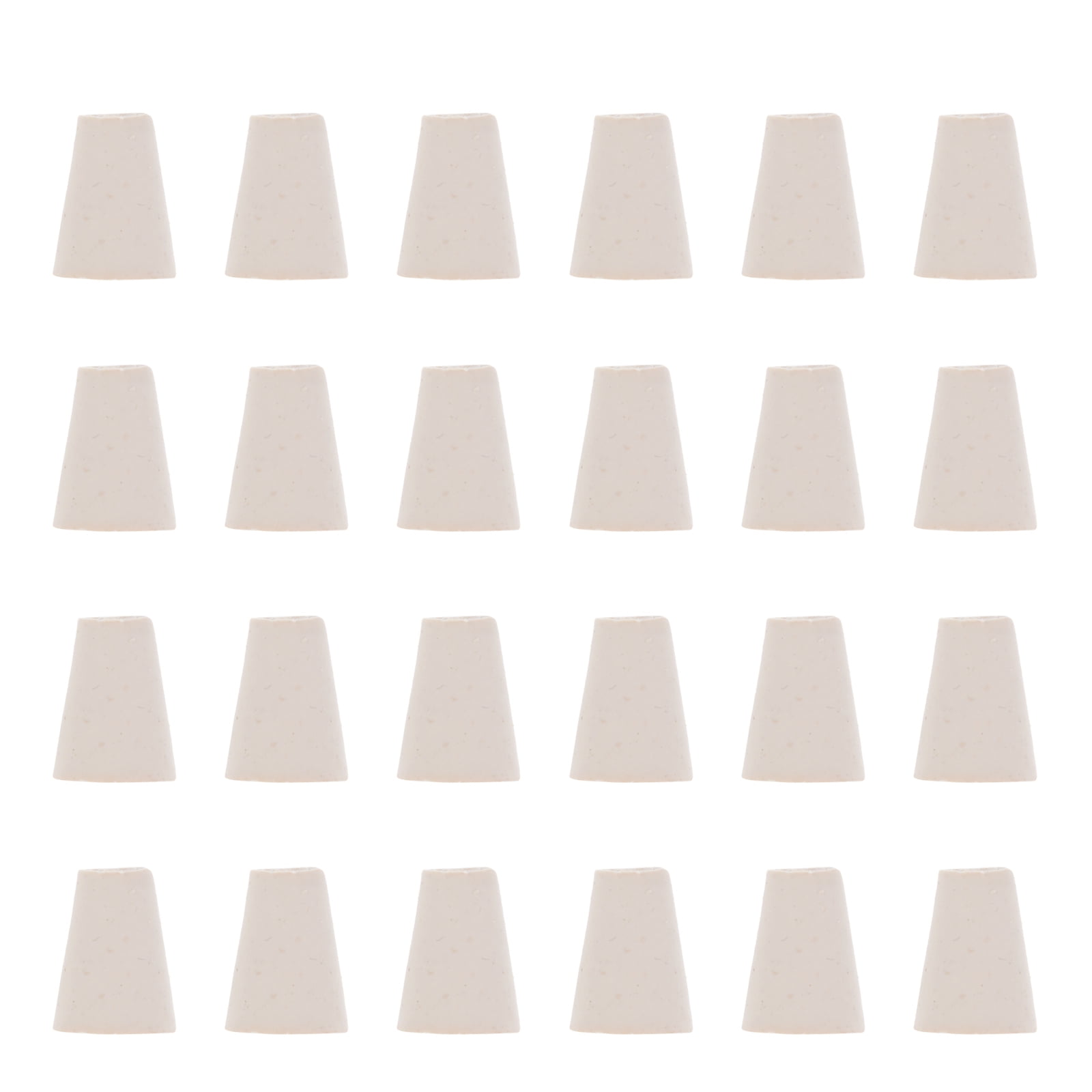 100 Pcs Rubber Test Tube Stoppers Practical Test Tube Plugs Test Tube
