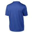 thumbnail image 6 of Mens Short Sleeve Performance Tall PosiCharge Competitor Polyester Tee True Royal 2XLT, 6 of 6