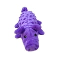 thumbnail image 2 of Juguete de peluche chirriante para perros, juguete para perros medianos y grandes, juguete para cachorros para jugar en interiores Púrpura, 2 of 8