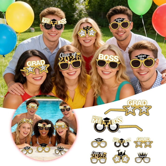 Graduation Season Glasses Party Photo Glasses For Graduation Funny Glasses Party