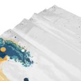 thumbnail image 2 of Man Surfing Shower Curtain 72X72In For Bathroom, Waterproof Fabric Quick Dry Soft Decoration Set, 2 of 5