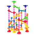 thumbnail image 2 of Bloques De Construcción 105 unids/set túnel bloques juguete niños DIY montaje cuentas carrera pista laberinto tubo, 2 of 9