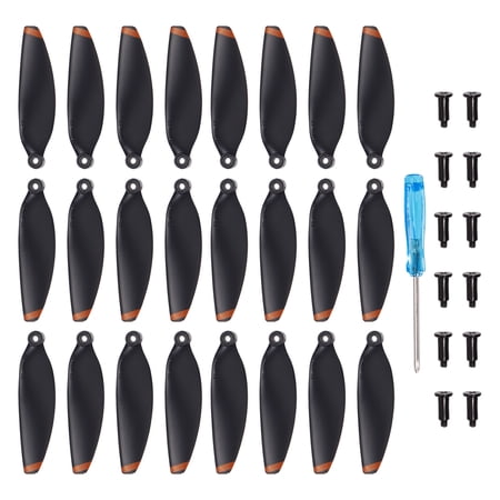 Mini 2 RC Propellers Blades Props Black Orange with Screwdriver/Screw  for Mini 2 Drone  Quadcopter  Pack of 24