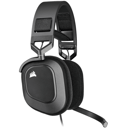 CORSAIR - HS80 RGB Wired Gaming Headset for PC - Carbon