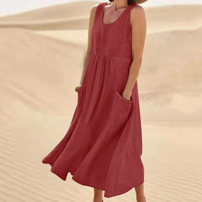 denim maxi dresses for women Loose Blue Denim Maxi Dresses Women Cowboy Clothes Q8925