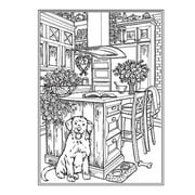 Adult Coloring: Creative Haven Home Sweet Home Coloring Book (Paperback)