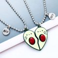 thumbnail image 2 of Collares JAMW Best Buds BFF colgante corazón Amistad Sencillez, 2 of 5