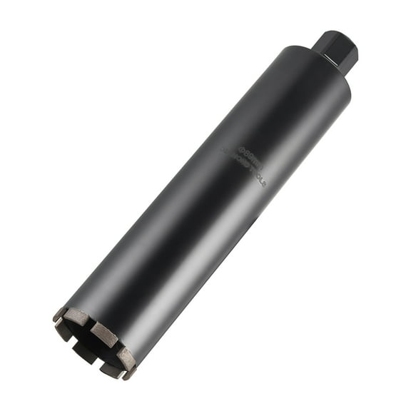 KFFKFF 3-1/2 inch Diamond Core Drill Bit, 14 inch Depth, 1-1/4 in-7 Thread, Durable Wet Core Bit for Concrete, Brick, and Masonry Applications