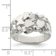 thumbnail image 3 of Sterling Silver Men's Nugget Ring, 3 of 6
