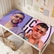 thumbnail image 2 of Bad Bunny alfombrilla de escritorio/mesa extra-grande con base antideslizante de cuero y diseño temático; versátil para escritorios de ordenador, mesas de comedor, etc.60*110cm, 2 of 6