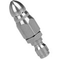 thumbnail image 3 of nipocaio 1/4 Inch Stainless Steel Pressure Washer Drain Sewer Cleaning Hose Quick Jet Jet Hose Stopper, 3 of 5