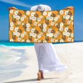 thumbnail image 5 of Bingfone White Floral and Butterflies Oversized 27.7x55 Inches Beach Towel, Super Absorbent Soft Plush Pool Towel, Bath Towel for Travel Sports Pool Swimming Bath Camping Yoga Girls Women Adults, 5 of 6