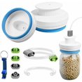 thumbnail image 2 of Mason Jar Sealer kit for FoodSaver Vacuum Sealer, Regular and Wide Mouth Mason Jar Vacuum Sealer Kit with Accessory Hose, Jar Sealer Attachment Compatible with All FoodSaver Vacuum Sealers, 2 of 6
