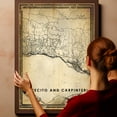 thumbnail image 6 of Carpinteria and Montecito Vintage Map Prints Canvas, California Canvas canvas Carpinteria and Montecito Map City style vintage Canvas , Canvas Wall Art, Street Map Artwork Canvas, 6 of 6
