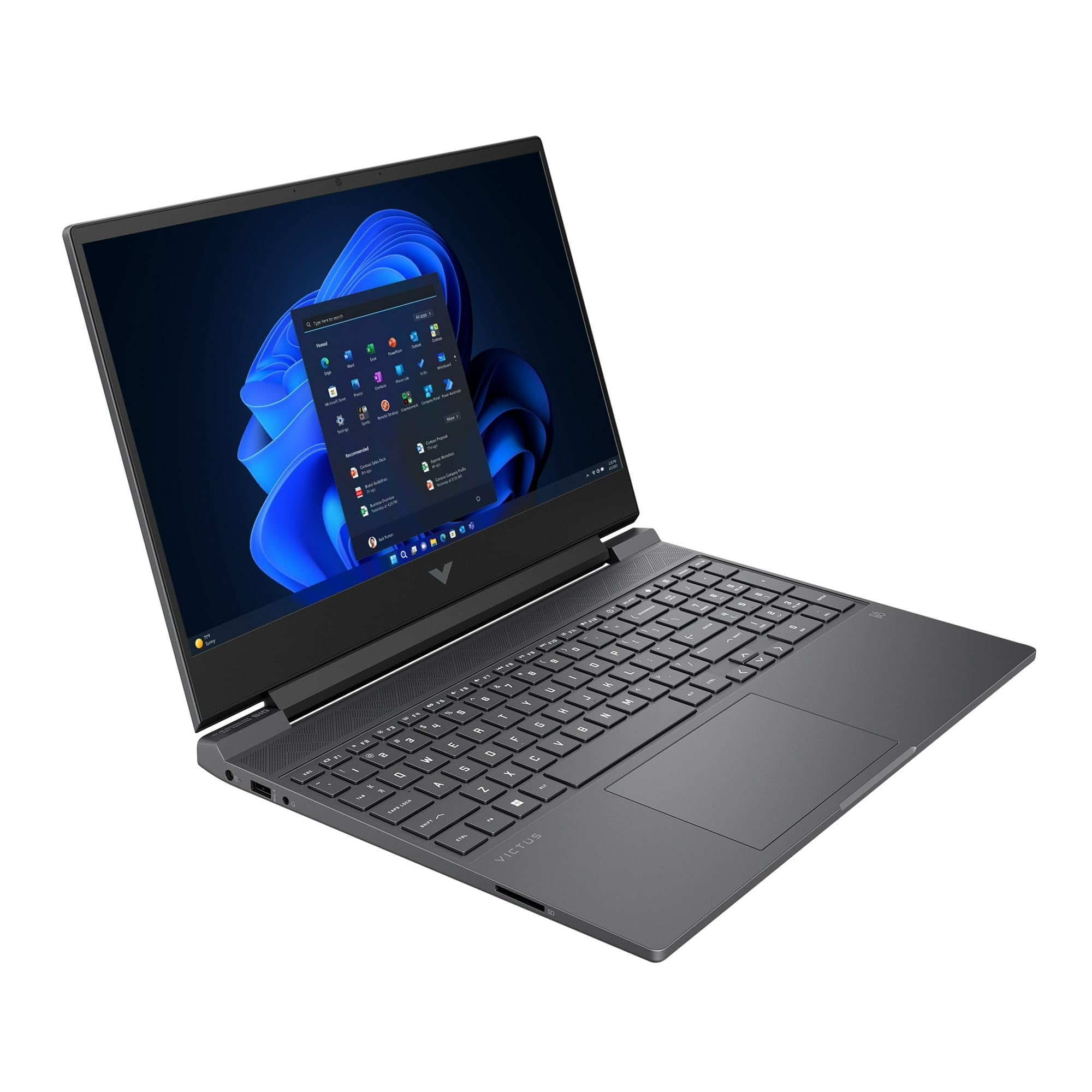 HP Victus 15-FA100 2024 Gaming Laptop 15.6" FHD IPS 144Hz 8-Core Intel i5-13420H 16GB DDR4 512GB SSD NVIDIA GeForce RTX 4050 6GB GDDR6 Wi-Fi 6 Backlit Keyboard Win11 Pro w/ONT 32GB USB